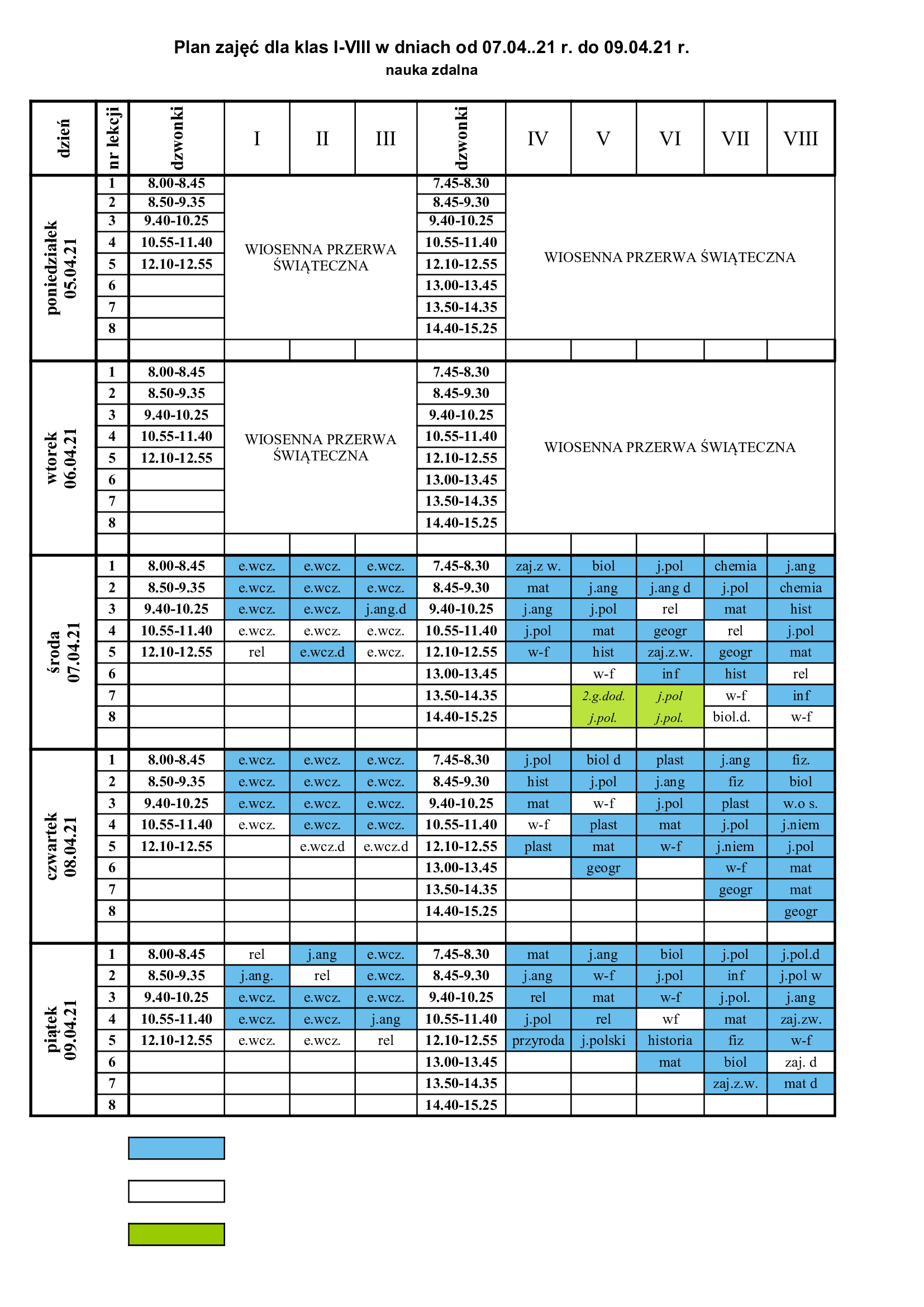 plan lekcji1